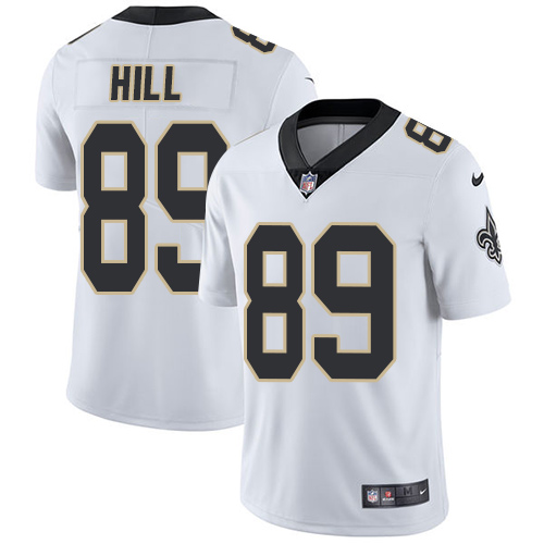 2019 Men New Orleans Saints #89 Hill white Nike Vapor Untouchable Limited NFL Jersey->new orleans saints->NFL Jersey
